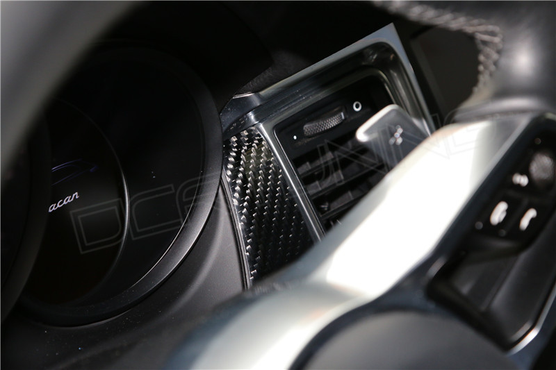 Porsche Macan Carbon Fiber Interior 7pcs Dry Carbon