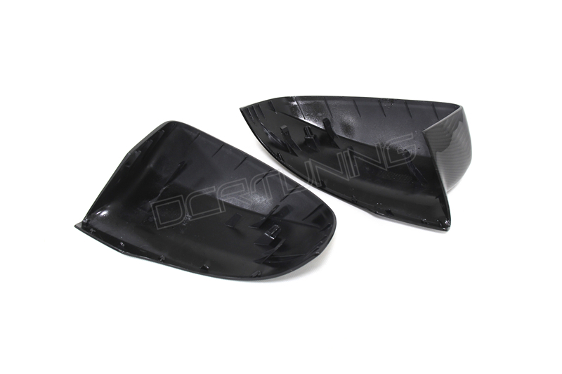 BMW M X6 E71 Mirror Cover Cap Black Style Kit Abs Cuztom Tuning Replacement Part