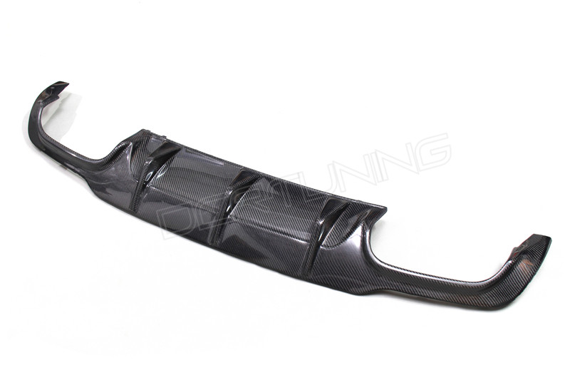 Mercedes Benz W204 C63 Amg Carbon Fiber Rear Diffuser Without Hole 2012 - 2014 (1)