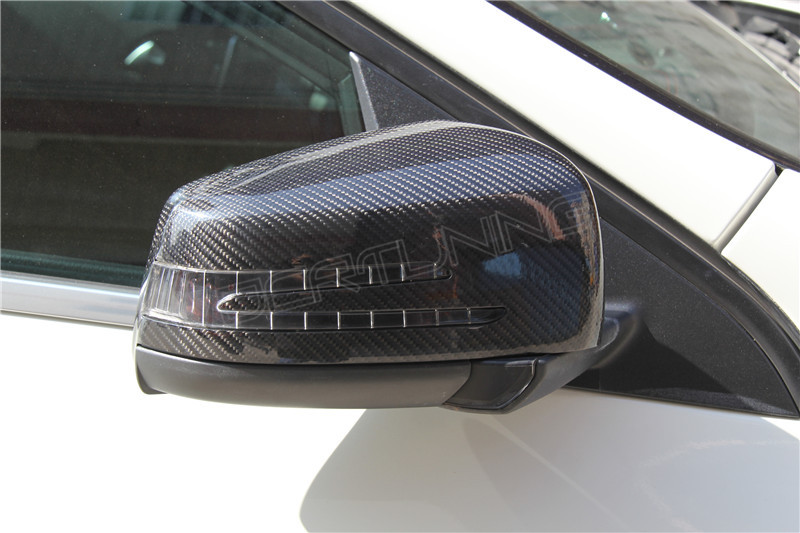 Mercedes Benz Carbon Fiber Mirror W212 W218 W207 W204 W176 W117 (1)