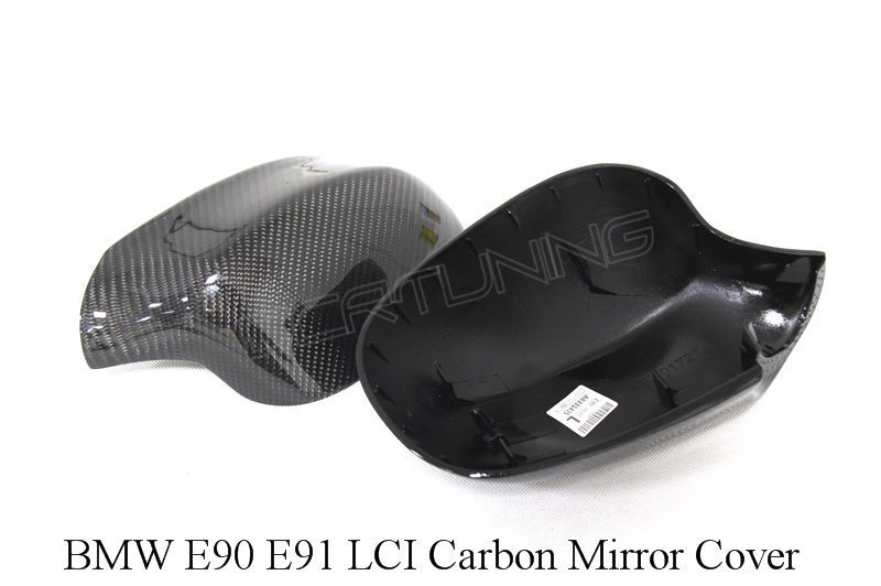 BMW E90 E91 Carbon Fiber Mirror Cover LCI (1)
