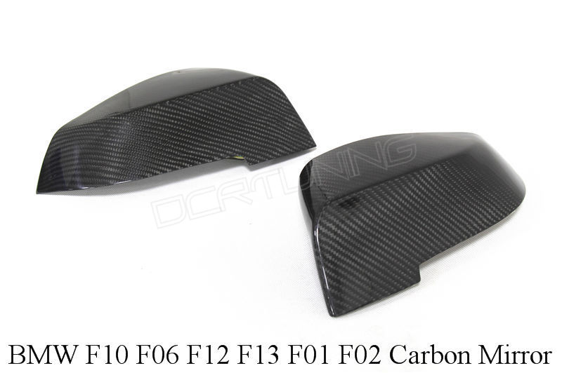 BMW F10 F07 F06 F12 F13 F01 F02 Carbon Mirror Cover LCI (1)