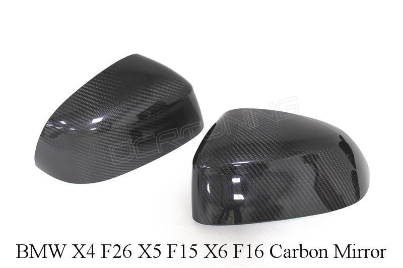 BMW X4 X5 X6 F26 F15 F16 Carbon Fiber Mirror Cover (1)