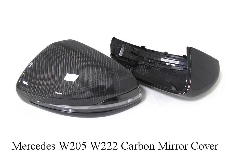 Mercedes Benz W205 W222 Carbon Fiber Mirror Cover (4)