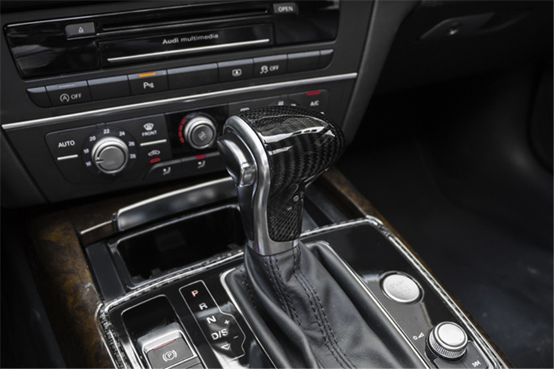Audi Carbon Fiber Gear Shift Knob Cover Many Vehicles Fit