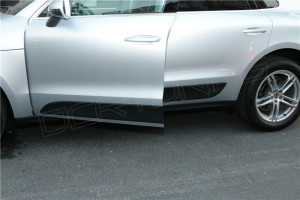 2014 - on Porsche Macan Carbon Fiber Door Sill Plate Cover (2)