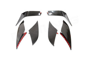 2014 - on Porsche Macan Carbon Fiber Fog Light Cover (1)