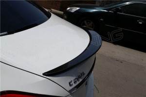 Mercedes Benz W205 Carbon Fiber Rear Spoiler - Dry Carbon