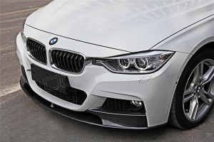 BMW 3 Series F30 M Tech Carbon Fiber Front Lip (1)