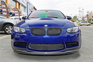 BMW E93 E92 M3 Carbon Fiber Front Spoiler Lip V Style (1)