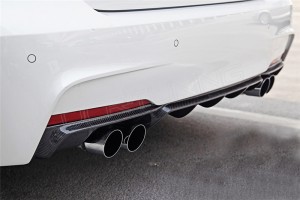 BMW F30 M Tech Carbon Fiber Rear Diffuser (1)