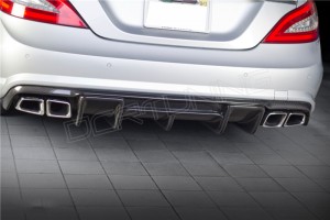 Mercedes Benz CLS W218 CLS63 Carbon Fiber Rear Diffuser (2)