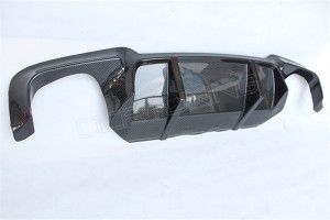 BMW F10 M5 Carbon Fiber Rear Diffuser Two Fins (1)