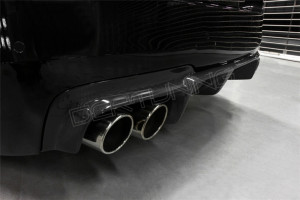 BMW F10 M5 Carbon Fiber Rear Diffuser One Fin (1)