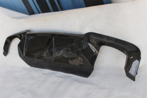 BMW F10 M5 Carbon Fiber Rear Diffuser One Fin (1)