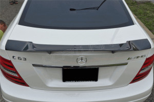 Mercedes Benz W204 C63 AMG Carbon Fiber Rear Spoiler Reentech Design (1)