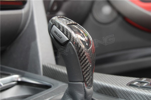 BMW Carbon Fiber Gear Knob Cover High Version Many Vehicles Fit (1)