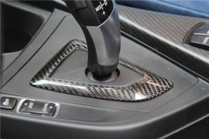 BMW Carbon Gear Surround Cover 1 2 3 4 Series Fit (1)