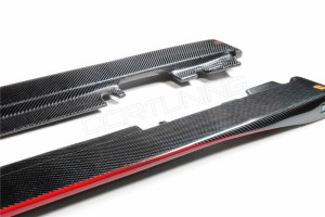 Mercedes Benz A45 AMG A Class W176 Carbon Fiber Side Skirt (1)