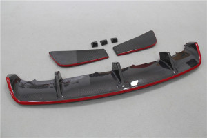 Mercedes Benz CLA45 AMG W117 Carbon Fiber Rear Diffuser Revozport (1)