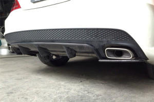 Mercedes Benz CLA45 AMG W117 Carbon Fiber Rear Diffuser Revozport (1)