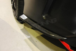 Mercedes Benz CLA45 W117 Carbon Rear Bumper Splitter (1)