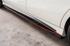 Mercedes Benz W117 CLA45 Carbon Fiber Side Skirt (1)