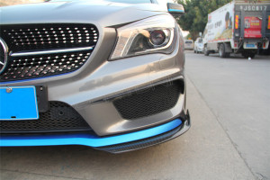 Mercedes Benz W117 CLA45 Carbon Front Bumper Splitter (1)