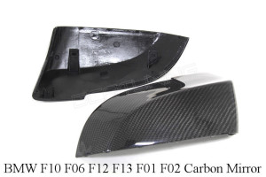 BMW F10 F07 F06 F12 F13 F01 F02 Carbon Mirror Cover LCI (1)