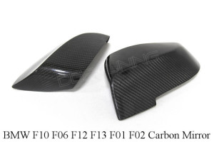 BMW F10 F07 F06 F12 F13 F01 F02 Carbon Mirror Cover LCI (1)