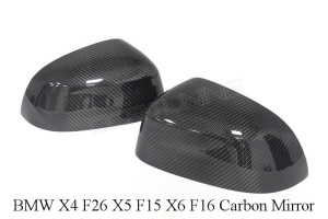 BMW X4 X5 X6 F26 F15 F16 Carbon Fiber Mirror Cover (1)