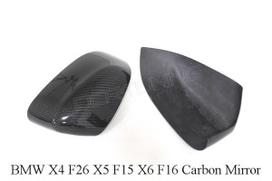 BMW X4 X5 X6 F26 F15 F16 Carbon Fiber Mirror Cover (1)