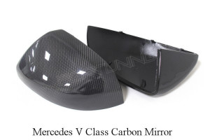 Mercedes Benz V Class W466 Carbon Fiber Mirror With Led