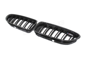 BMW F06 F12 F13 M6 Carbon Fiber Front Grille Dual Slats (1)