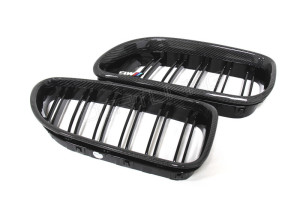 BMW F06 F12 F13 M6 Carbon Fiber Front Grille Dual Slats (1)