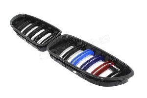 BMW F06 F12 F13 M6 Carbon Fiber Front Grille Dual Slats (1)