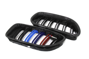 BMW F06 F12 F13 M6 Carbon Fiber Front Grille Dual Slats (6)