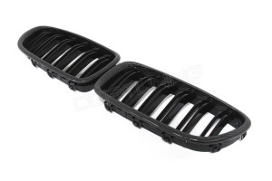 BMW F10 M5 Carbon Fiber Front Grille Dual Slats Tri Color (1)