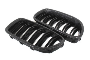 BMW F10 M5 Carbon Fiber Front Grille Dual Slats Tri Color (1)