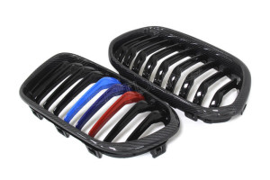 BMW F20 F21 LCI Carbon Fiber Front Grille (3)