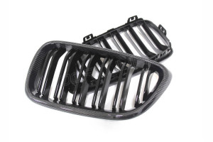 BMW F22 F23 M2 F87 Carbon Fiber Front Grille (2)