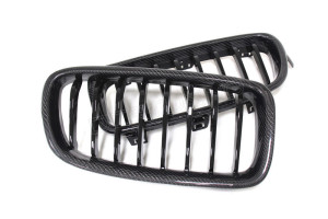 BMW F30 F31 Carbon Fiber Front Grille Single Slat (1)