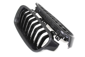 BMW F30 F31 Carbon Fiber Front Grille Single Slat (1)