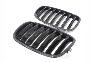 BMW X5 E70 X6 E71 X5M X6M Carbon Fiber Frront Grille Single Slat (1)