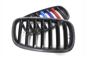 BMW X5 E70 X6 E71 X5M X6M Carbon Fiber Frront Grille Single Slat (1)