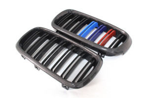 BMW X5 F15 X6 F16 X5M F85 X6M F86 Carbon Fiber Front Grille (4)