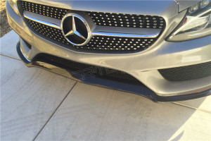 Mercedes W205 Spoiler C63 Amg W205 Sport Carbon Front Lip Spoiler (1)